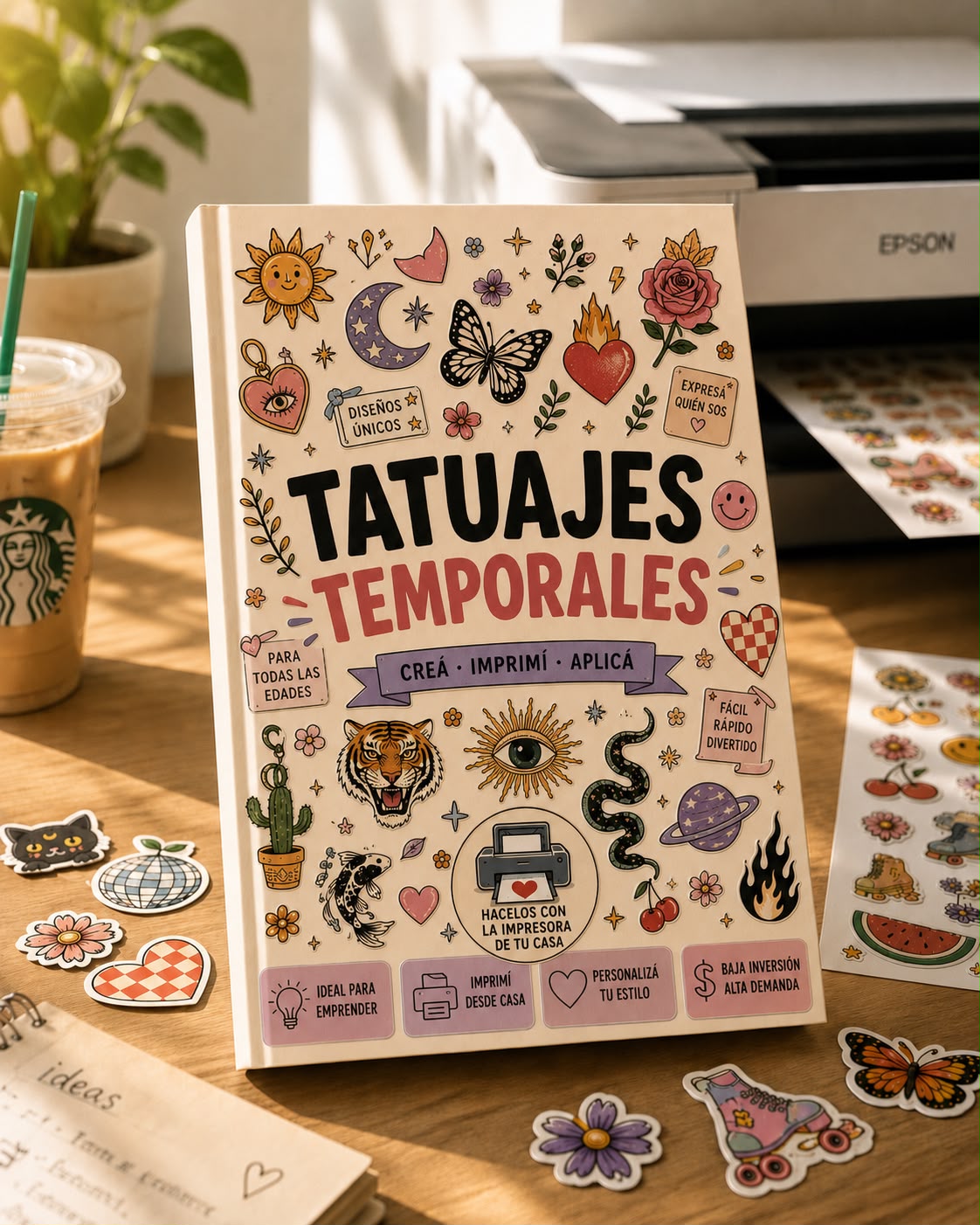 El manual de los tatujes temporales hechos en casa